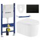 Geberit concealed toilet set, Mexen Sofia