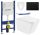 Geberit concealed toilet set, Mexen Teo