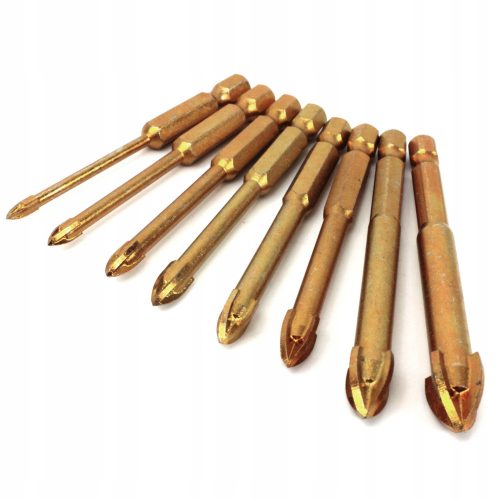 DRILL DRILL FOR GLASS CERAMIC TILES DRILL SET 8-pcs