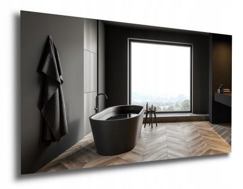 Bathroom mirror DERTUM wall mirror, rectangular, 1200 x 400 mm