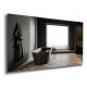 Bathroom mirror DERTUM wall mirror, rectangular, 1200 x 400 mm