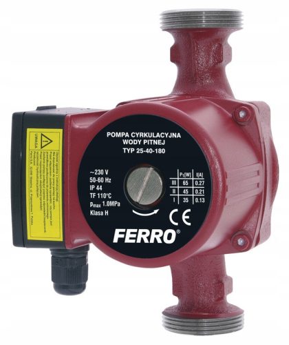  Ferro Weberman 0201W domestic hot water circulation pump