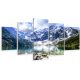 Pictures on the wall 5-PIECE TRIPTIC FOR THE WALL – Sea Eye of the Tatra Mountains