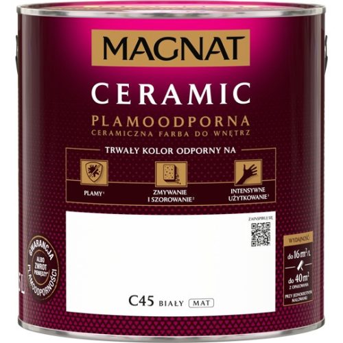 Magnat Ceramic Wall Paint 2.5 l White C45 matt