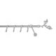 Ready-made curtain rods Single curtain rod 16 mm 150 cm