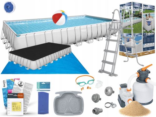 Bestway rectangular frame pool 956 x 488 cm