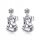  K110 Guitar music rock earrings stud silver 925