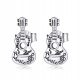  K110 Guitar music rock earrings stud silver 925