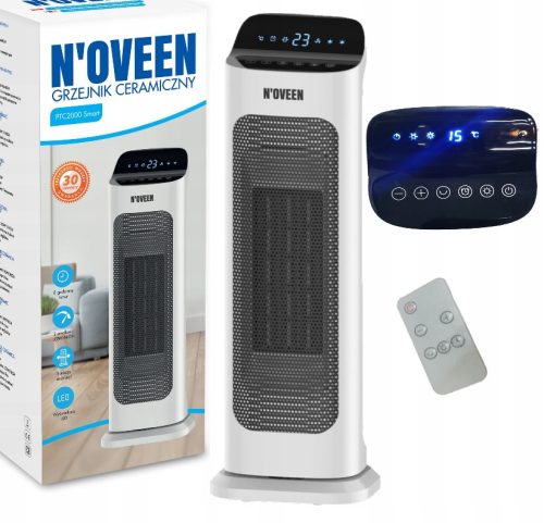 Noveen PTC2000 Tower Smart 2000 W ceramic electric heater