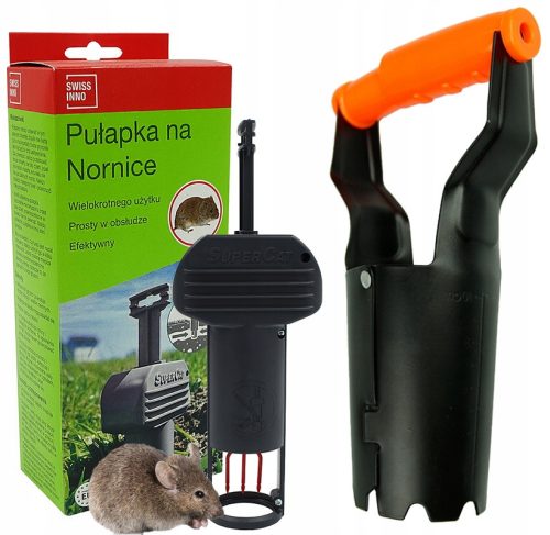  trap set, mole trap, voles, tunnel entry device