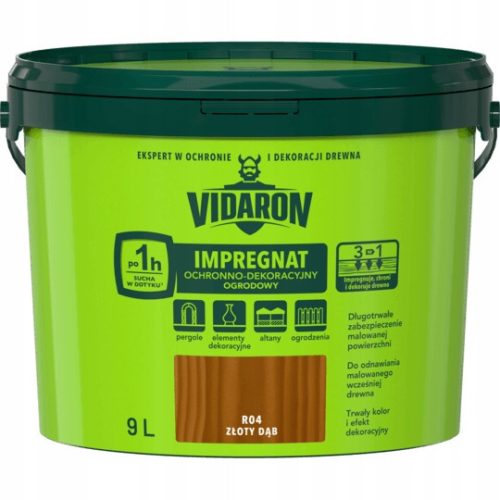  Vidaron wood impregnation, golden oak, 9 l