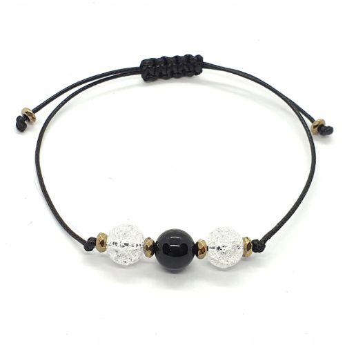  BRACELET NoVa Rock Crystal Onyx