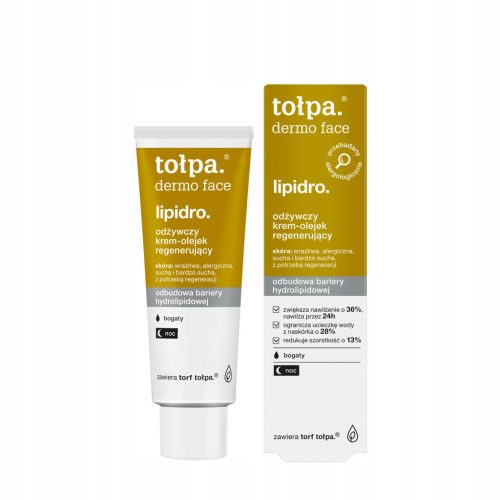  Tołpa LIPIDRO moisturizing night face cream 40 ml