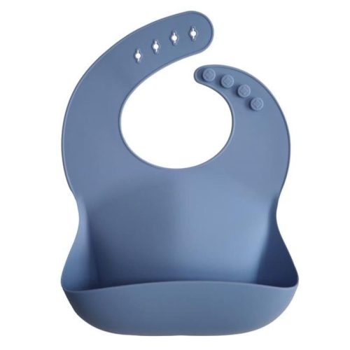  Mushie Silicone Bib Blue Shades 1 pc.