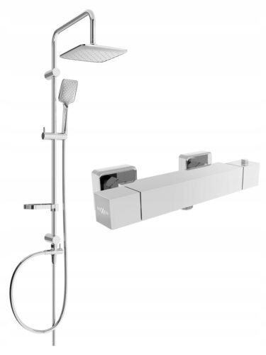  Mexen Erik + Slim surface-mounted shower set