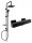  Mexen Tord + Slim surface-mounted shower set