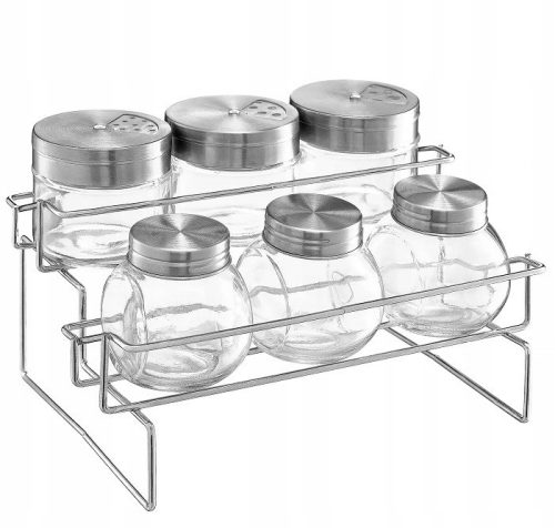 Food container SPICES on stand 7 pieces Ambition Spice 60539