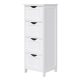 Zanzara bathroom shelf white 30.11 x 30.11 x 82.1 cm