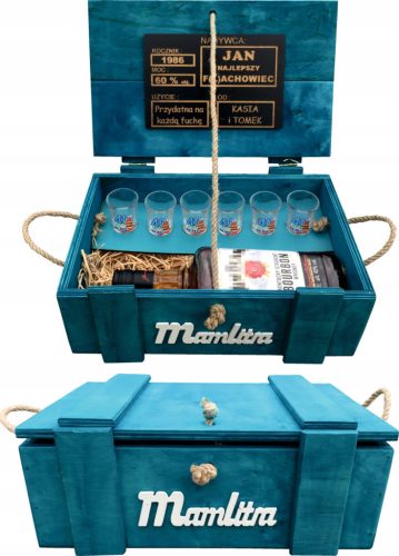  MASZLITRA GIFT BOX WITH ENGRAVED XXL ALCOHOL BOX