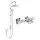 Mexen Nox surface-mounted shower set