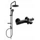 Mexen Erik + Nox surface-mounted shower set