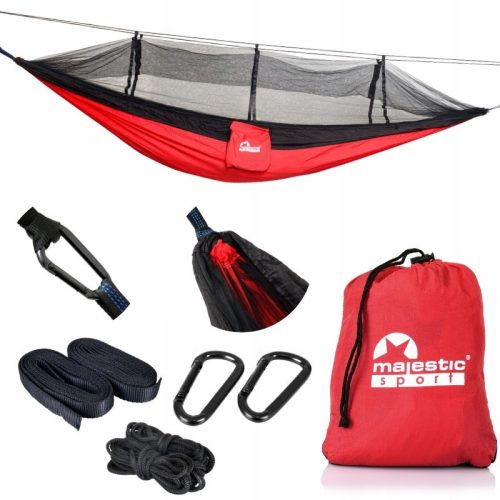  travel hammock with mosquito net 260x140 cm