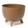  Lamela flowerpot, 29 cm x 29 x 23 cm, diameter 29 cm, plastic in brown and beige tones