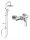  Mexen Carl + Sabre surface-mounted shower set