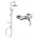  Mexen Carl + Sabre surface-mounted shower set