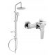 Mexen Carl + Caro surface-mounted shower set