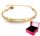  Cazz bracelet in gold steel 20 cm