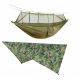 Garden and terrace hammocks K&M hammock without bar, green tones, 200 kg, 260 x 140