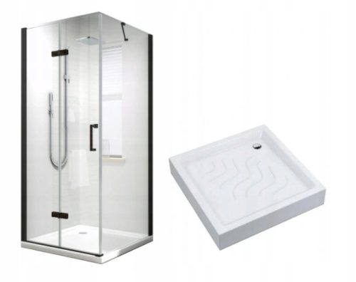 Lefo series shower cubicle with folding doors 80 x 80 cm