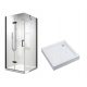 Lefo series shower cubicle with folding doors 80 x 80 cm