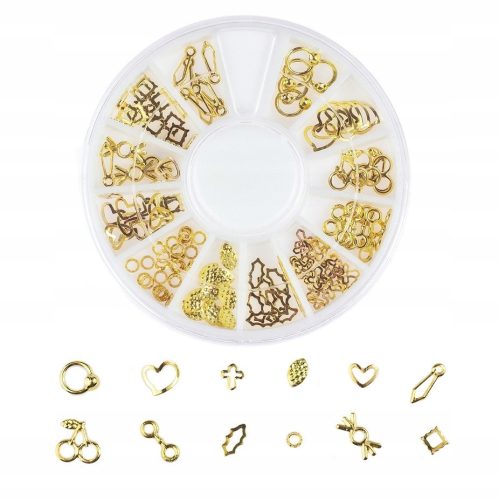  CAROUSEL NAIL DECORATIONS MOON STARS SUN