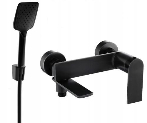 MEXEN ZERO BATHTUB TAP SET R62 BLACK