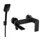 MEXEN ZERO BATHTUB TAP SET R62 BLACK