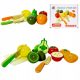  Wooden Fruit Chopping Board and Knives Set