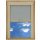  Azure blue blackout blind 78 cm x 118