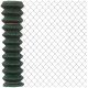 Coated wire mesh fence 100 cm 20 m