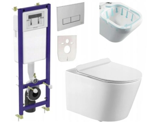 Paxe series of wall-mounted toilet bowls