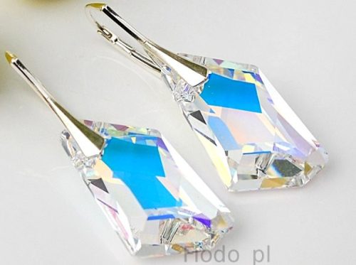  DE ART LARGE SWAROVSKI Iridescent Earrings