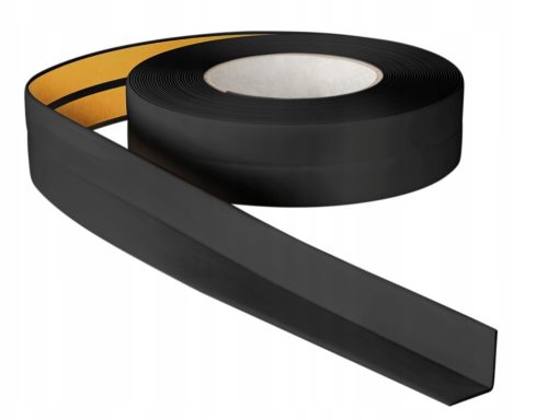 Profipvc PVC strip 20 mm x 50 mm x 5 m black