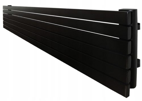  LOFT decorative radiator 45x160 Black Matt Structure 1011W HORIZONTAL