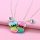  FRIENDSHIP NECKLACE BFF MAGNET BEAR CHAINS Teddy bear