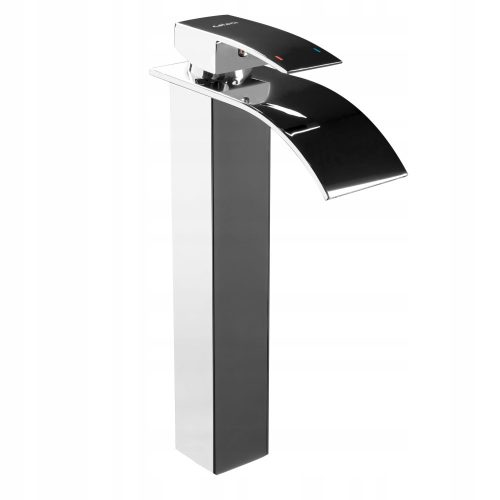 Calani Lotus chrome pedestal washbasin faucet