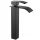 Calani Lotus freestanding washbasin mixer, black