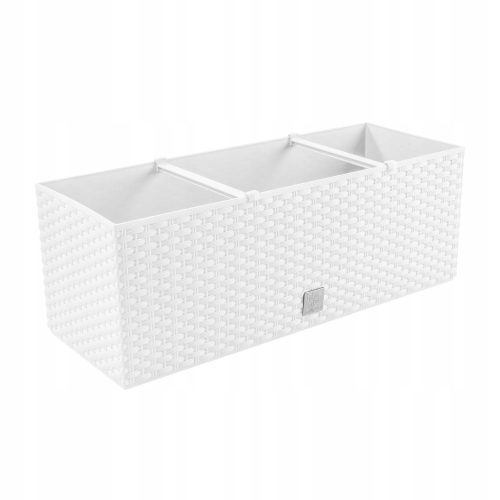  Prosperplast flowerpot 51.5 cm x 19.5 x 18.5 cm plastic white