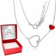  Euphoria Necklace Silver Heart