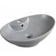 Kerra KR 139 GR oval countertop washbasin